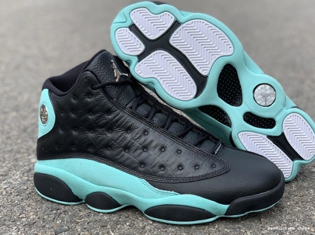 Cheap Green Black Air Retro Jordan Island 13 414571-030 0714